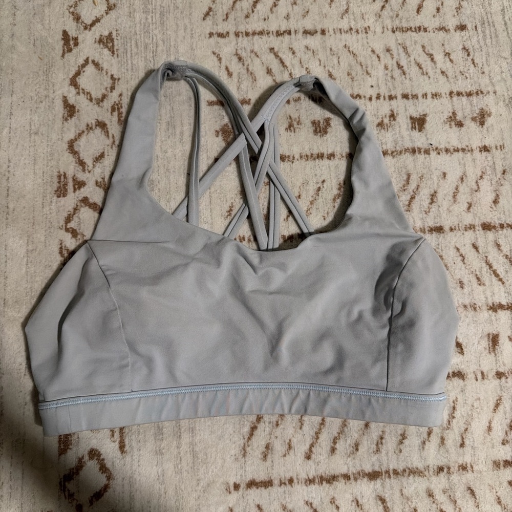 Lululemon Athletica Light Gray Sports Bra